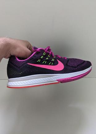 ❗️❗️❗️кросівки бігові жіночі "nike" air zoom structure 18 women's 10.5 magenta/pink euc!4 фото