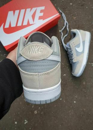 Nike sb dunk pro •light grey•4 фото