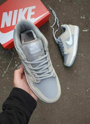 Nike sb dunk pro •light grey•10 фото