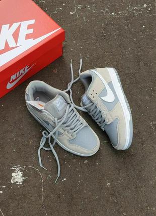 Nike sb dunk pro •light grey•2 фото