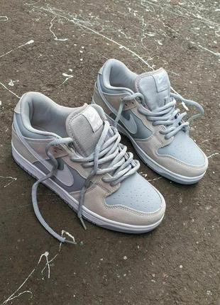 Nike sb dunk pro •light grey•7 фото