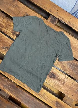 Женская хлопковая футболка river island (ривер айленд хс-срр идеал оригинал хаки)2 фото