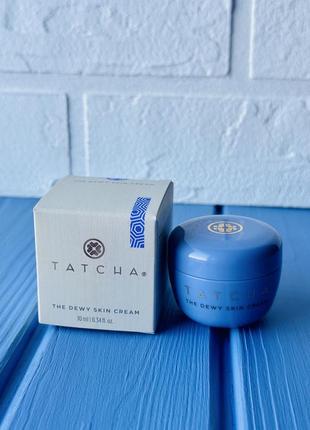 Відновлюючий і зволожуючий крем tatcha the dewy skin cream 10 ml