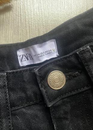 Джинси zara на високій посадці скінні зара3 фото