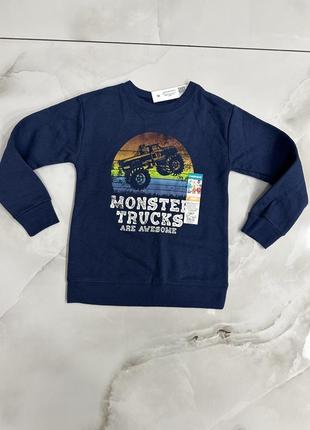 Свитшот, кофта, свитер monster trucks1 фото