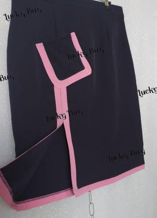 Женская двухцветная юбка. замеры в описании.3 фото