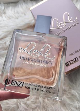 Jfenzi lili ardagio women 100 ml мл парфюмированная вода древесная зеленая цветочная...
