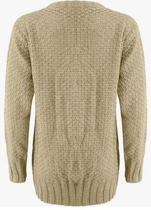 Мегакрутой вязаный свитер принт косы батал generation fashion англия2 фото