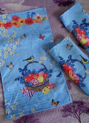 Полотенце -салфетка 60*35 пасхальная.  распродажа по старым ценам. к празднику будут дроже