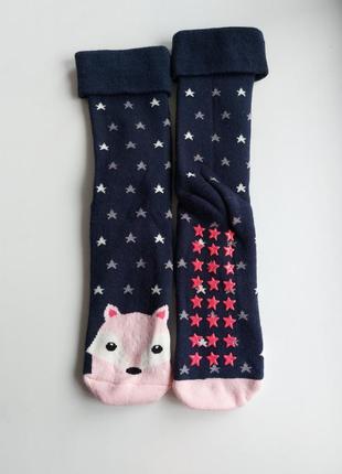 Брендові теплі махрові шкарпетки зі стоперами