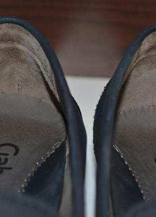 Gabor 38р мокасины кожаные туфли полуботинки ботинки8 фото