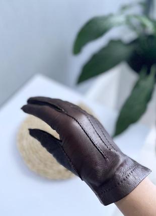 Тонкі шкіряні рукавиці