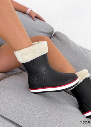 Чобітки зимові чорні жіночі