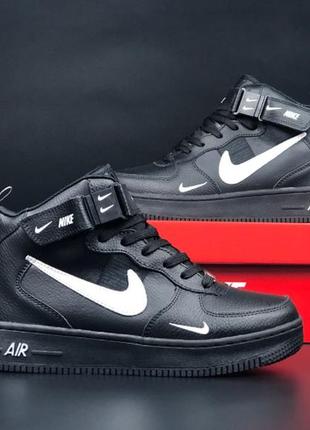 Зимние кроссовки nike air force2 фото