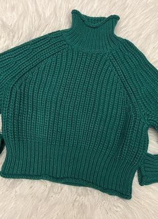 H&m свитер крупной вязки, размер xs3 фото