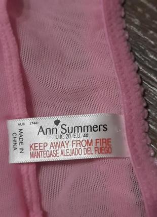 Брендові напівпрозорі трусики з рюшами  р.20/ 46 від ann summers2 фото