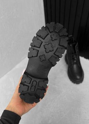 Жіночі черевики зимові хутро тракторна підошва8 фото