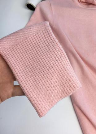 Женская водолазка свитер розовая свитшот3 фото
