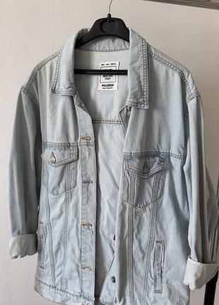 Джинсова куртка ( over size)