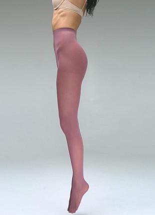 Матові щільні колготки 2-s, 4-l 40 den intuicia soft microfibra колір paprika