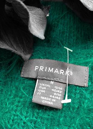 Стильний ніжненький светрик primark мʼякенькою травкою кольору малахіт9 фото