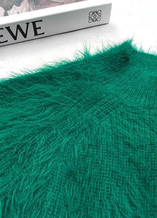 Стильный нежнейший свитерок primark мягусенькой травкой цвета малахит.5 фото