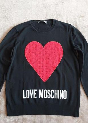 Джемпер светр кофта love moschino ❤️2 фото