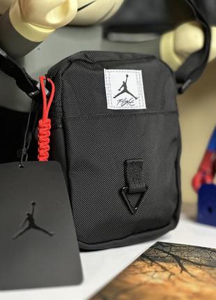 Мужская сумка nike jordan топ качество барсетка на плечо удобная и компактная мессенджер джордан полиэстер5 фото