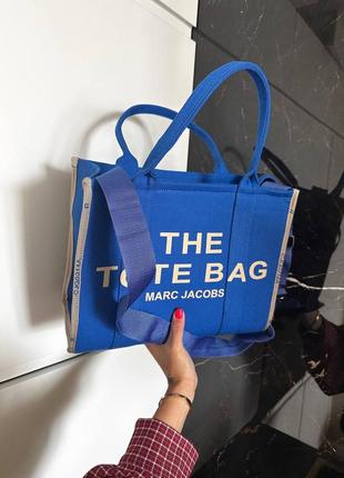 Жіноча сумка marc jacobs tote bag textile3 фото
