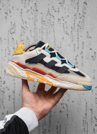 Кросівки на осінь весну стильні adidas triple niteball адідас найтбол круті адіки жовто червоні