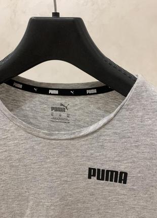 Футболка puma серая женская спортивная2 фото