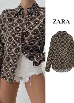 Сорочка блузка блуза zara дизайнерська1 фото