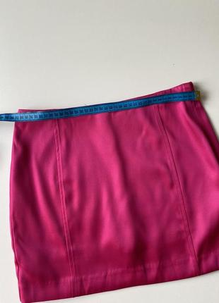 Розовая мини-юбка h&amp;m/ юбка-шортики8 фото