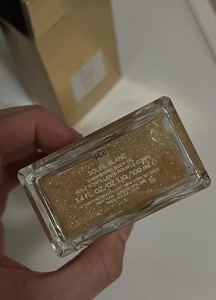 Шиммер, масло для тела tom ford soleil blanc shimmering body oil, 100 мл2 фото