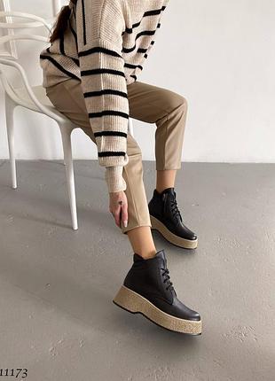 Черевики шкіряні зимові4 фото