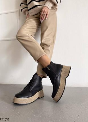 Черевики шкіряні зимові6 фото