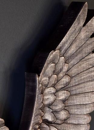 Часы с совами деревянные. размер 36 х 22 см.