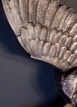 Часы с совами деревянные. размер 36 х 22 см.