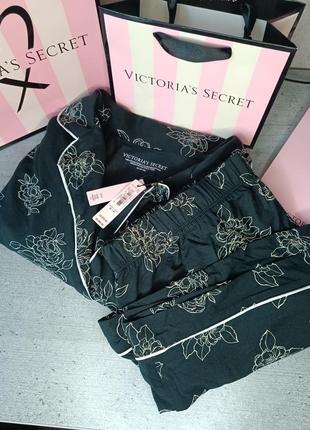 Модальный короткий пижамный комплект. victoria’s secret. оригинал 🇺🇸4 фото