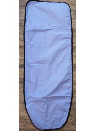 Чехол на гладильную доску (150×50) голубой de lux 100% хлопок