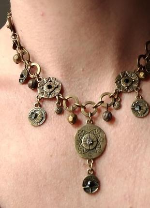 Колье дизайнерское эксклюзив антиквариат винтаж франция