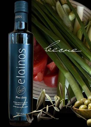 Оливковое масло из греции экстра класса elainos extra virgin 500 ml4 фото