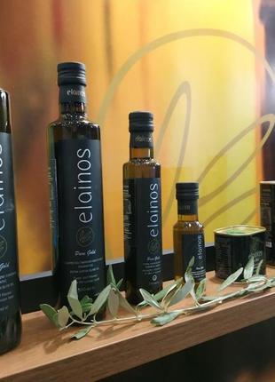 Оливковое масло из греции экстра класса elainos extra virgin 500 ml6 фото