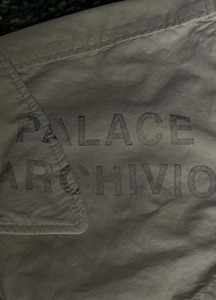 Куртка palace x c.p. company shirt jacket stone (new) | original4 фото