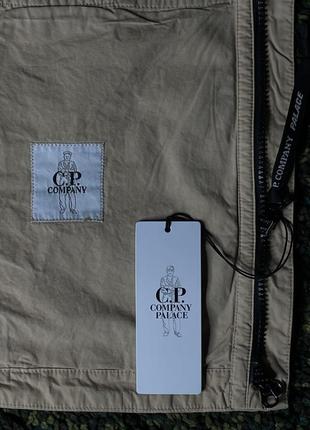 Куртка palace x c.p. company shirt jacket stone (new) | original9 фото