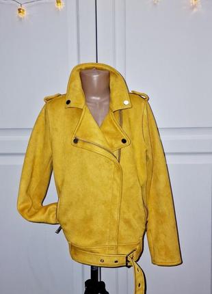 Куртка жовта косуха i love girlswer