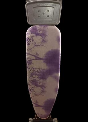 Чехол на гладильную доску (130×50) фиолетовый de lux