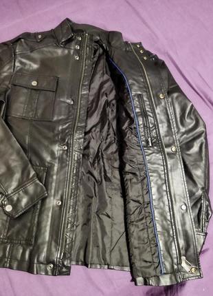 Куртка мужская из экокожи хl7 фото