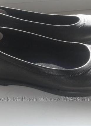 Шкіряні туфлі, балетки crocs устілка 23см 3