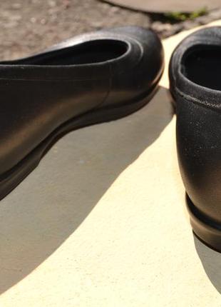 Шкіряні туфлі, балетки crocs устілка 23см 6